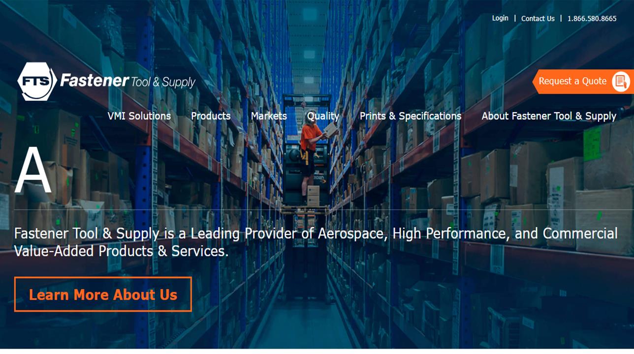 Fastener Tool & Supply, Inc. Industrial Bolts