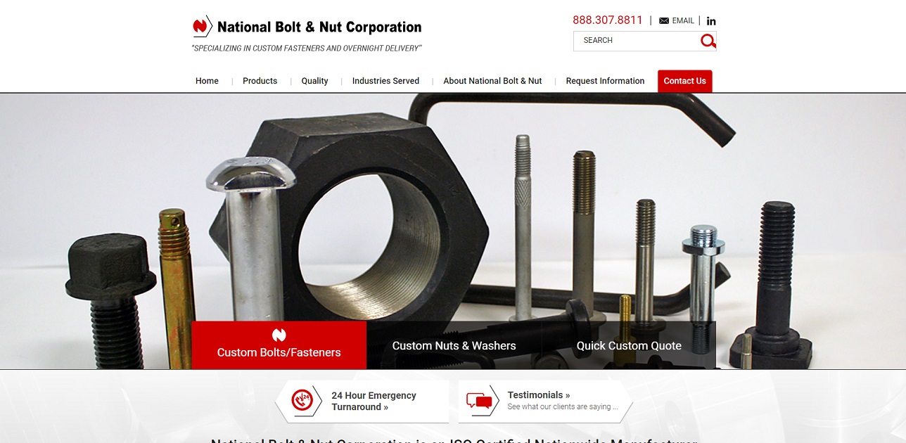 National Bolt & Nut Corporation Industrial Bolts