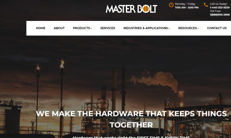 Master Bolt Manufacturing, Inc. 